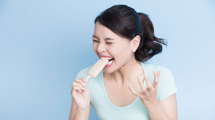 biting ice cream sensitive teeth